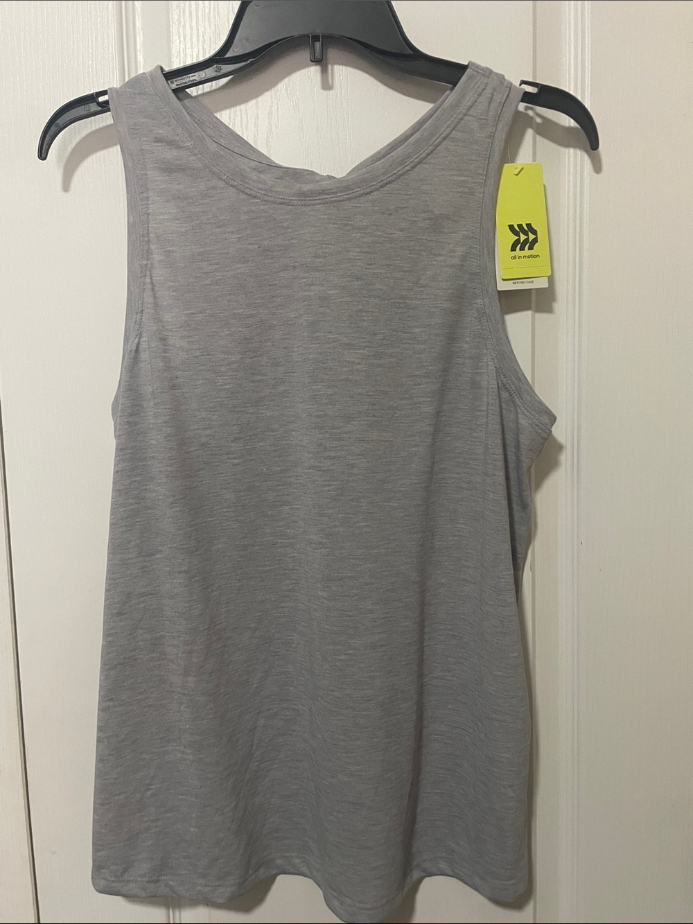 all in motion Light Gray Tank Top – Sleeveless Workout Tee